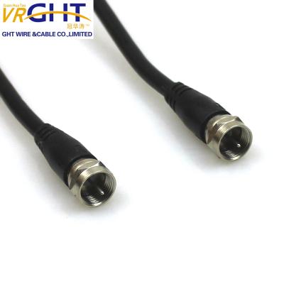 Китай High Quality Gold Satellite Rg6 TV Cable CCTV System F Connector Rg 6 Coaxial Star Link Cable продается