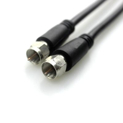 Cina Satellite TV/CCTV CATV CCS Black PVC Rg59 Coaxial Cable With F Connector (CE RoHS CCC ISO 9001) in vendita