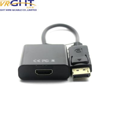 Cina HDTV TV Cable To Display Converter Adapter Display Port Left Cable in vendita