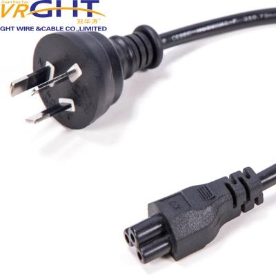 China Computer Conductor Black PVC 3pin Male Connector AC Power High Quality Pure Copper Cord for sale