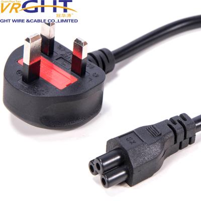 Китай 18AWG COMPUTER c13 c5 pvc power cord cable 2pin ac power cord pure copper black plug продается