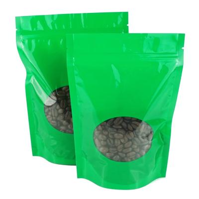 China 100g 250g 500g 1kg Resealable Biodegradable Moisture Proof Vertical Zipper Bag Coffee Beans Food Snacks Vertical Packaging for sale