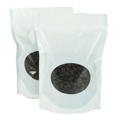 China 100g 250g 500g 1kg Resealable Biodegradable Moisture Proof Vertical Zipper Bag Coffee Beans Food Snacks Vertical Packaging for sale