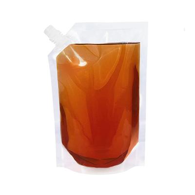 China Wholesale Large Capacity Moisture Proof Suction Beer Packaging Bags Self-supporting Food Grade Thickened Custom Liquid Packaging Bags Pouches for sale