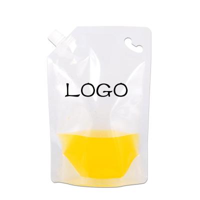 China Custom Refill Moisture Proof Printing Food Grade Flip Free Shaped Spout Pouch Bottle Packaging Spout Liquid Cream Plastic Bag for sale