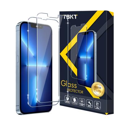 China Mobile Phone For iPhone Tempered Glass Screen Protector 13 Screen Protector 9H 0.33mm Full Coverage 3D Camera Lens Protector for sale