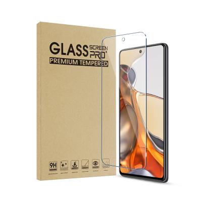 China Mobile phone factory direct anti-explosion premium tempered glass film crystal clear high aluminum for Xiaomi 11T pro for sale