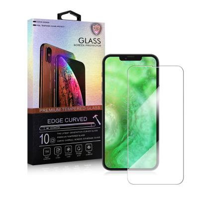 China Mobile Phone 0.3mm Thickness 2.5D Tempered Glass Film For iPhone 13 Mini Phone Screen Glass Protector for sale