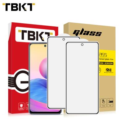 China Mobile Phone Factory Price Full Cover 6D Anti Cut Phone Tempered Glass For Redmi Note 10 5g for sale