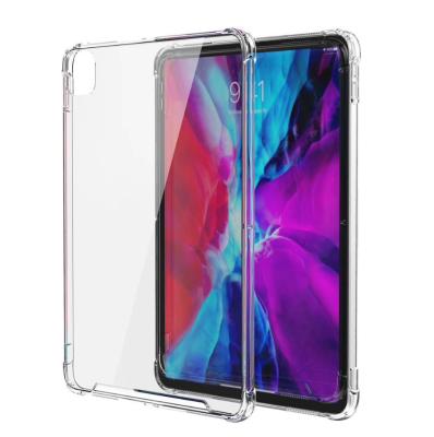 China Fashionable Slim For iPad 11 12.9 2020 Clear Transparent TPU Case Cover Full TPU Pro Case Silicone Accessories for sale