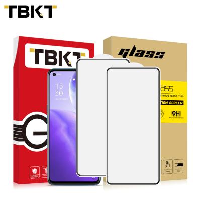 China High Quality 2.5D Mobile Phone No Bubble Anti-scratch Full Cove Printing Film Protector Silk Tempered Glass For OPPO X3 Lite for sale