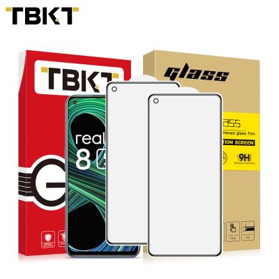 China High Quality Mobile Phone Factory Price Wholesale 2.5D Full Coverage Tempered Glass Screen Protector For Realme 8 for sale