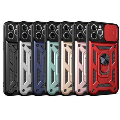 China Anti-fall For iPhone 13 Pro Max Soft TPU Metal 360 Rotating Ring Kickstand Falling Phone Case Anti Bumper Case for sale