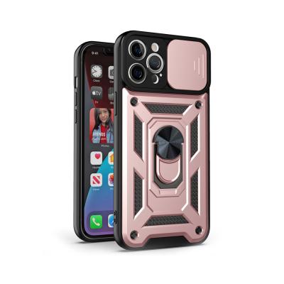 China Shockproof Anti-drop OEM ODM Phone Case For iPhone13 pro 12 Max 11 Car Magnetic Anti-drop Kickstand Phone Case Cover for sale