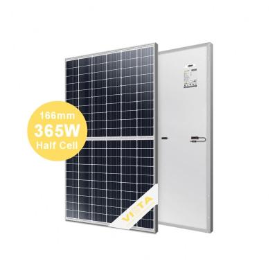 China 360Watt solar panel 375W 360W mono 166mm*166mm monocrystalline for sale