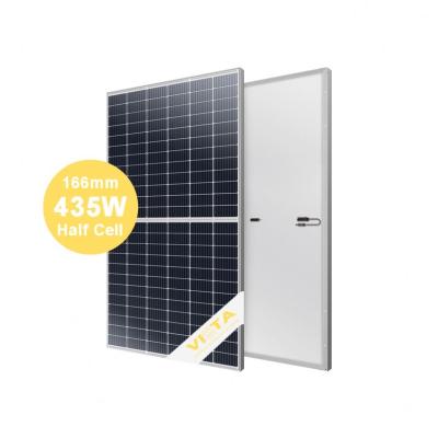 China 166mm Single Series 144cells Half Mono Cells 430W 435W 440W 445W 450W 455W 460W PV Solar Panel 166mm*166mm for sale