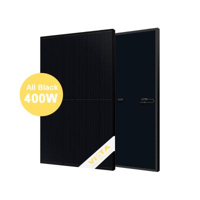 China 385W 390W 395W 400W 405W 410W Half Cut 182mm 108Cells All Black PV Module Solar Panel 182mmx182mm for sale