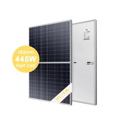 China 440W 445W 450W 455W 460W Vietnam Solar Panel System Home Off Grid 182mmx182mm for sale