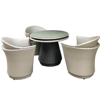 China Waterproof Customized Outdoor Garden Furniture Rattan Chair Set for sale