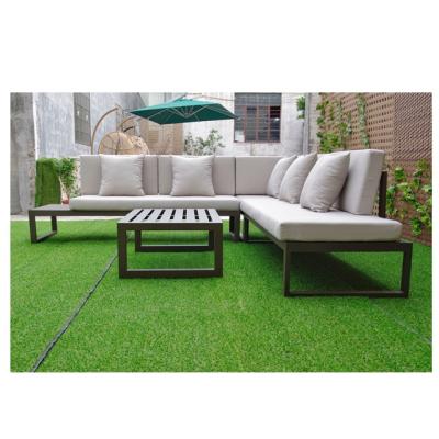 China Modern Luxury Outdoor Sofa Set Aluminum Patio Furniture Garden Furniture for sale