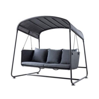 China UV& Outdoor Aluminum Garden Hotel Rattan Patio Swing Heavy Duty Best Selling Weather Hanging Chair for sale