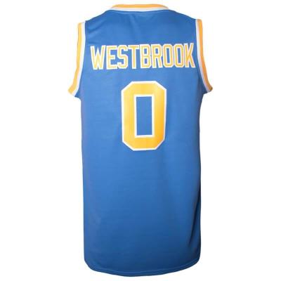 China Breathable Hot Sales Westbrook UCLA Eurasia Brown Bears College Throwback Jersey Basketball Tank Top Shirts for sale