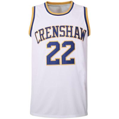 China Hot Sales Breathable McCall #34 Crenshaw High School Tank Tops Basketball Jersey Shirts Factory Outlets for sale