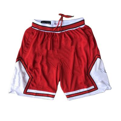 China Free Shipping Antibacterial Men's Retro Basketball Shorts Custom Logo Sublimated Mesh Embroidery Factory Outlets for sale