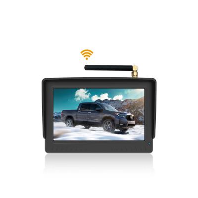 China Waterproof Car Mirror Monitor Radio Professional Parking Rear View Sensor No Drill Panoramic Rearview Backup Camera with NTSC/PAL for sale