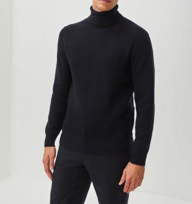 China 100% Cashmere Wool And Cashmere Colorblock Crewneck Sweater Mens 100% Cashmere Sweater for sale