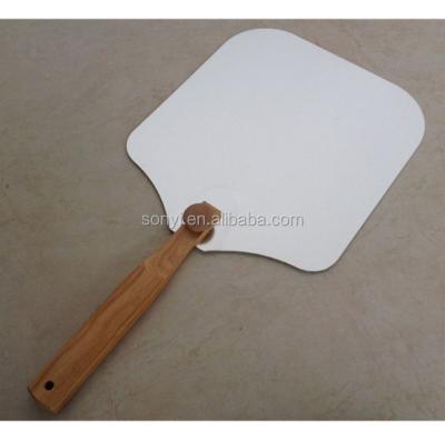 China Durable Durable Wooden Aluminum Blade Square Folding Aluminum Handle Movable Pizza Skin for sale