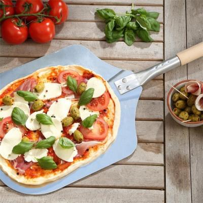 China Long Handle 1.5mm Thickness Squares Stronger Sustainable Pizza Shovel Aluminum Skin for sale