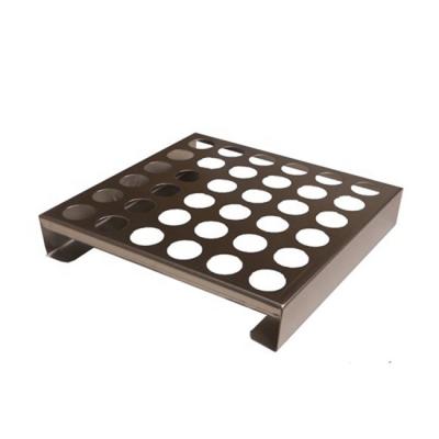 China Rectangular Corrosion Resistance BBQ Accessories Stainless Steel Chili Pepper Roasting Rack With 36 Holes for sale