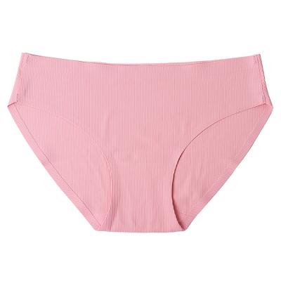 China Hot Selling Breathable Cotton Ladies Sexy Underwear Briefs Seamless Panties for sale