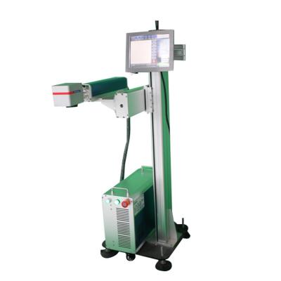 China Mini Automated Model Metal Crafts CNC Fiber Laser Loading Marking Machine For Plastic Metal Mark for sale