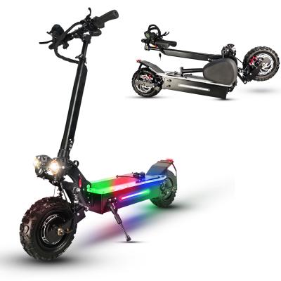 China 60V unisex 5600W 80km/h off road x7 stand up electric scooter for adults EU USA warehouse with CE FCC ROHS OEM ODM drop shipping for sale