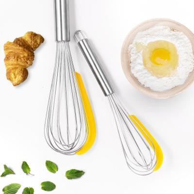 China Creative Egg Beater Minimalist Hot Selling Wire Beater Double Function Manual Beater Be Careful for sale