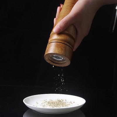 China 2022 Viable High Quality Kitchen Salt Grinder Wooden Coffee Pepper Spice Grinder for sale