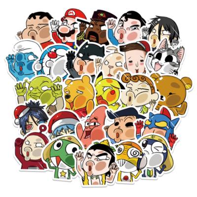 China 2021 New Waterproof Vinyl Film Themed Stickers For Skateboard Luggage Laptop Notebook Stickers for sale