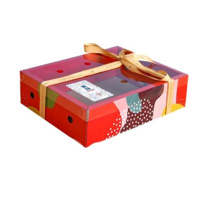 China Cosures Recyclable Custom Luxury Recycled Unique Magnetic Tape Printing Logo Holographic Folding Packaging Paper PVC Window Gift Boxes for sale