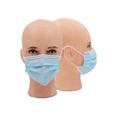 China 3 Layers Protective Disposable Nonwoven Fabric Masks Sterile Medical Stock Masks Breathable Fast Delivery for sale