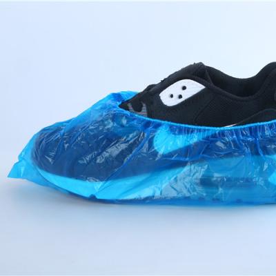 China Disposable disposable cpe pe plastic shoe covers medical shoe covers anti slip shoe cover for sale