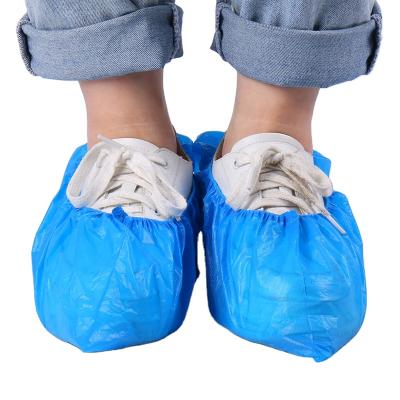 China Disposable Pe Cpe Plastic Non Slip Shoe Cover Waterproof Disposable Shoe Covers for sale