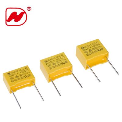 China HUADA N CAPACITOR MKP X2 INTERFERENCE-RESISTANCE CAPACITOR 275V X2 for sale