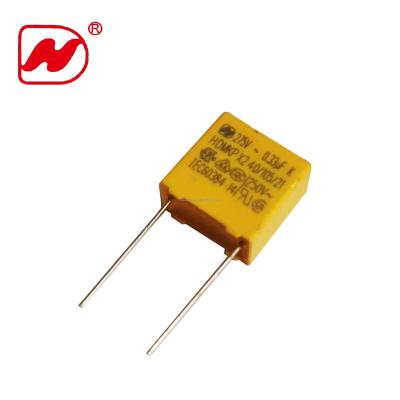 China Huada X2 Capacitor 275V 0.33uf 275V334K P=10mm Noise Suppressor General Purpose Capacitor for sale