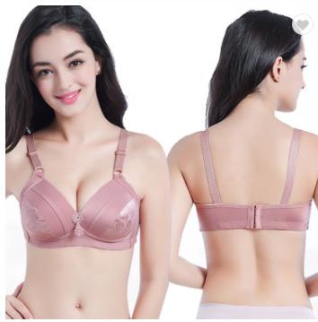 China Breathable Hot Selling Full Cup Women Lace Up Bra / Plus Size Bra for sale