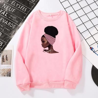 China Plus size 2021 first spring men's and women's simple Korean printed sweater/couple sweater for sale