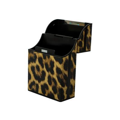 China Gift Case Set Accessories HEMPACKA 93Mm High Quality Leopard Cigarette Holder Plastic Waterproof Cigarette Smoking Box for sale