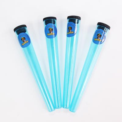 China Meidical Packaging Custom HEMPACKA Small Doob Co-Holder Cones Tube Smell Proof Roll Pre Plastic Clear Packaging Tube for sale