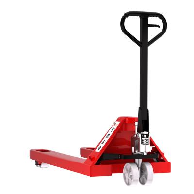 China Material Handing Equipment 2000kg 2500kg 3000kg PU Nylon Rubber Wheels Hand Pallet Jack Manual Hydraulic Pallet Truck for sale